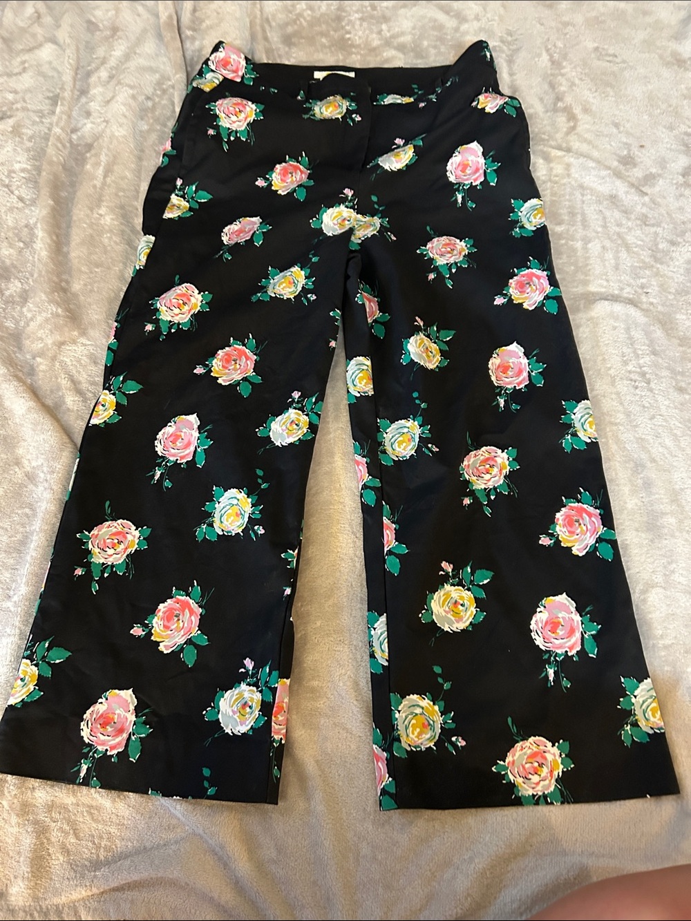 Boden richmond rose wide leg high rise pant